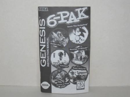 Genesis 6-Pak - Genesis Manual