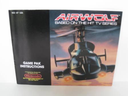 Airwolf - NES Manual