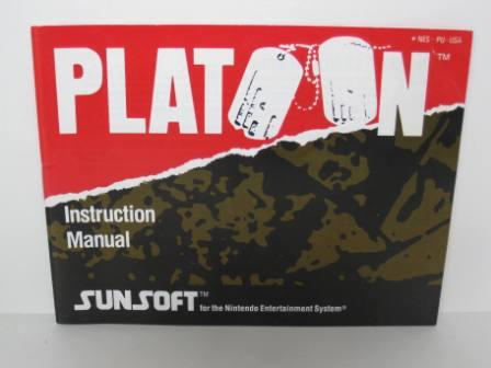 Platoon - NES Manual