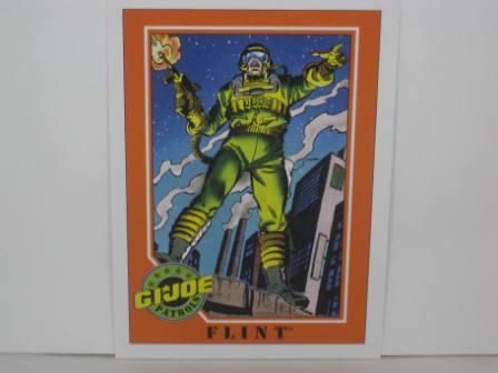 #002 Flint 1991 Hasbro G.I. Joe Card