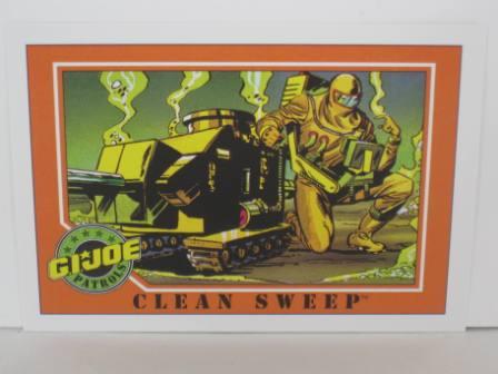 #005 Clean Sweep 1991 Hasbro G.I. Joe Card