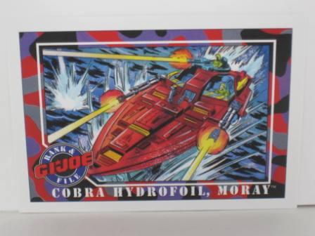 #017 Cobra Hydrofoil, Moray 1991 Hasbro G.I. Joe Card
