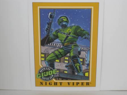 #082 Night Viper 1991 Hasbro G.I. Joe Card
