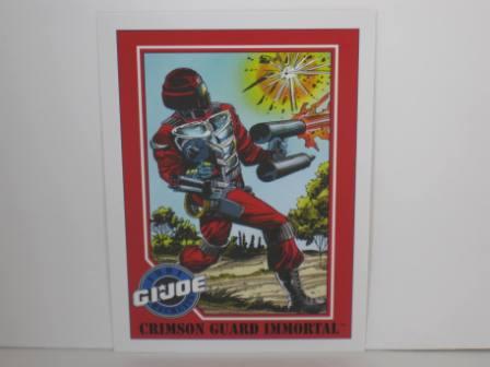 #126 Crimson Guard Immortal 1991 Hasbro G.I. Joe Card