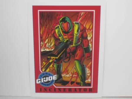 #127 Incinerator 1991 Hasbro G.I. Joe Card