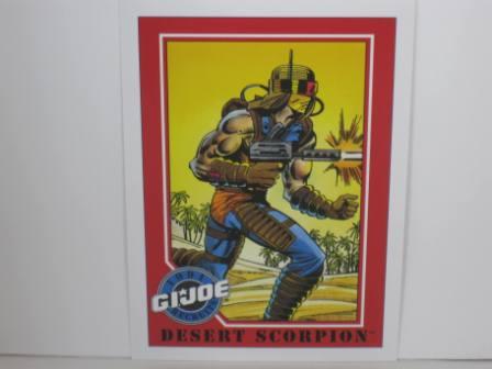#130 Desert Scorpion 1991 Hasbro G.I. Joe Card