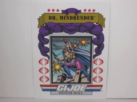#176 Honor Roll Dr. Mindbender 1991 Hasbro G.I. Joe Card