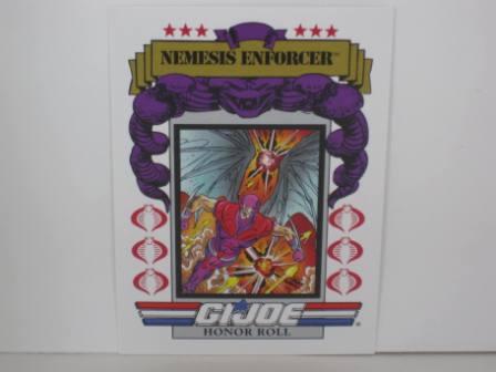 #179 Honor Roll Nemesis Enforcer 1991 Hasbro G.I. Joe Card