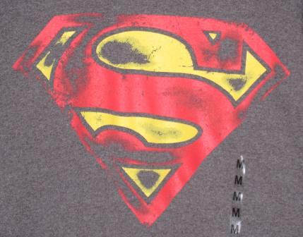 Superman Shield (Grey) - M Shirt