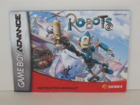 Robots - Gameboy Adv. Manual