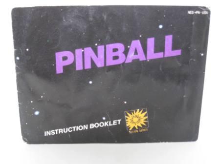 Pinball - NES Manual