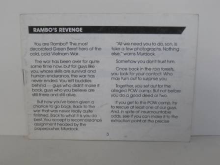 Rambo - NES Manual