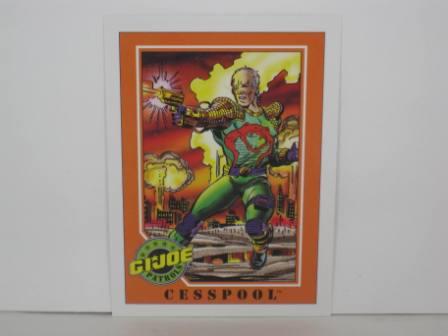 #001 Cesspool 1991 Hasbro G.I. Joe Card