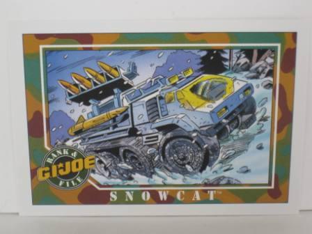 #012 Snowcat 1991 Hasbro G.I. Joe Card