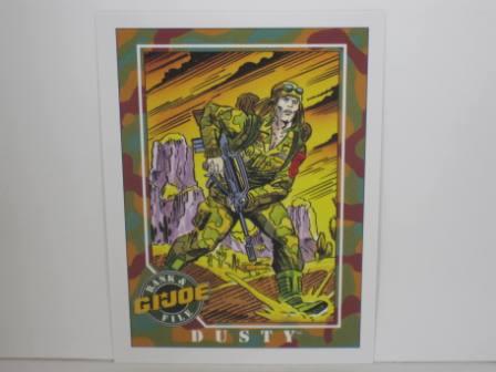 #021 Dusty 1991 Hasbro G.I. Joe Card