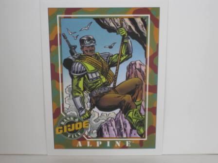 #024 Alpine 1991 Hasbro G.I. Joe Card