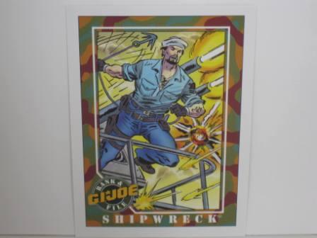 #025 Shipwreck 1991 Hasbro G.I. Joe Card