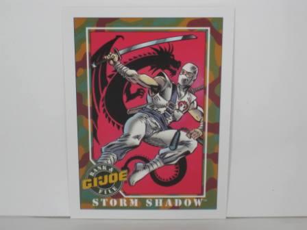 #028 Storm Shadow 1991 Hasbro G.I. Joe Card