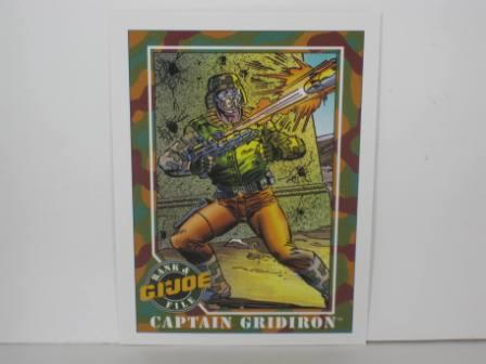 #029 Captain Gridiron 1991 Hasbro G.I. Joe Card