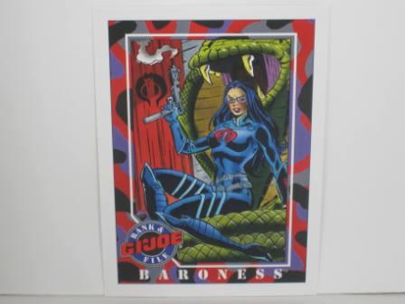 #036 Baroness 1991 Hasbro G.I. Joe Card