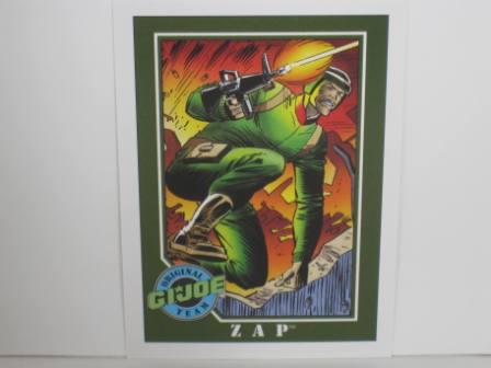 #039 Zap 1991 Hasbro G.I. Joe Card
