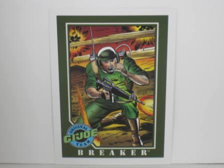 #040 Breaker 1991 Hasbro G.I. Joe Card