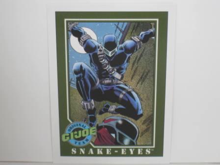 #041 Snake-Eyes 1991 Hasbro G.I. Joe Card
