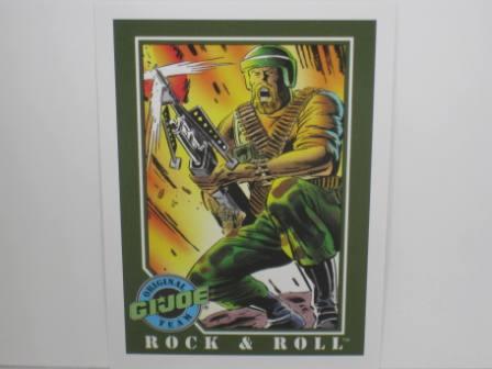 #045 Rock & Roll 1991 Hasbro G.I. Joe Card