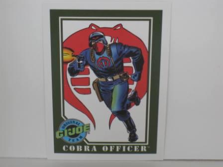 #052 Cobra Officer 1991 Hasbro G.I. Joe Card