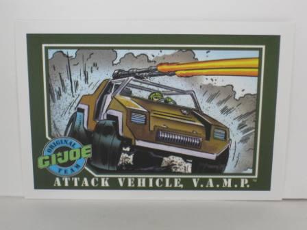 #057 Attack Vehicle, V.A.M.P. 1991 Hasbro G.I. Joe Card