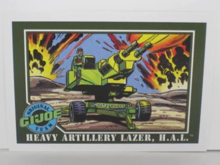 #058 Heavy Artillery Lazer, H.A.L. 1991 Hasbro G.I. Joe Card