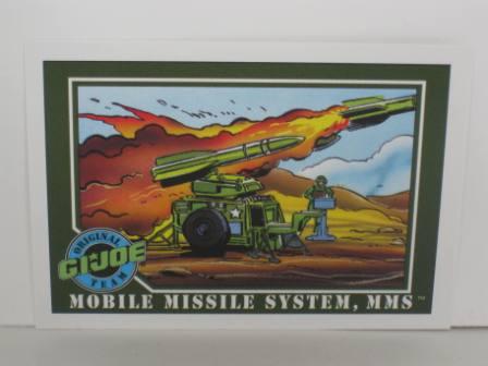 #059 Mobile Missile System, MMS 1991 Hasbro G.I. Joe Card