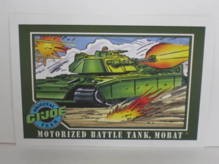#060 Motorized Battle Tank, Mobat 1991 Hasbro G.I. Joe Card