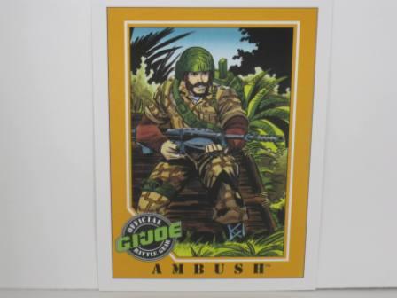 #072 Ambush 1991 Hasbro G.I. Joe Card
