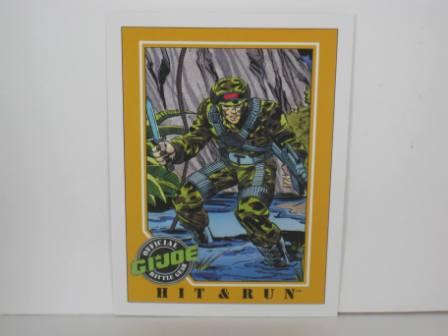 #074 Hit & Run 1991 Hasbro G.I. Joe Card