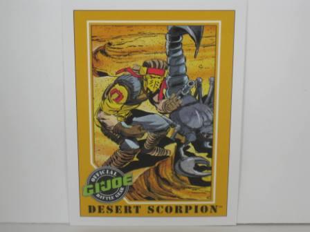 #075 Desert Scorpion 1991 Hasbro G.I. Joe Card