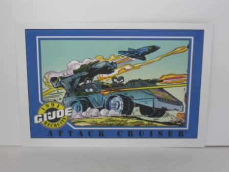 #113 Attack Cruiser 1991 Hasbro G.I. Joe Card