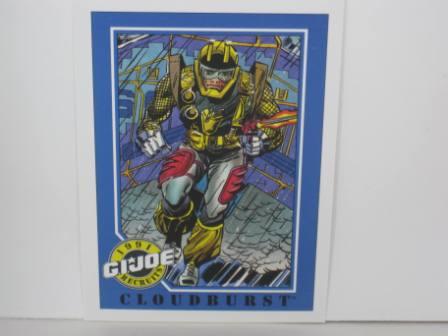 #121 Cloudburst 1991 Hasbro G.I. Joe Card