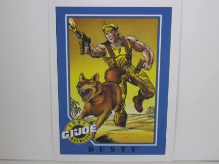 #132 Dusty 1991 Hasbro G.I. Joe Card