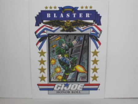 #190 Honor Roll Blaster 1991 Hasbro G.I. Joe Card