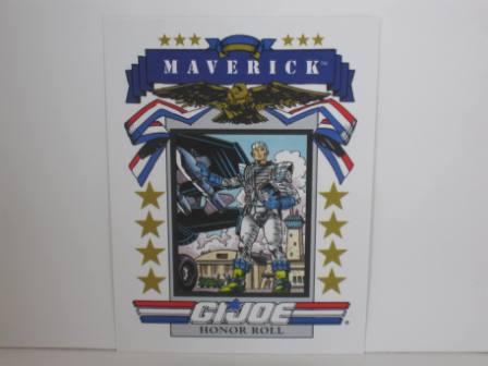 #192 Honor Roll Maverick 1991 Hasbro G.I. Joe Card