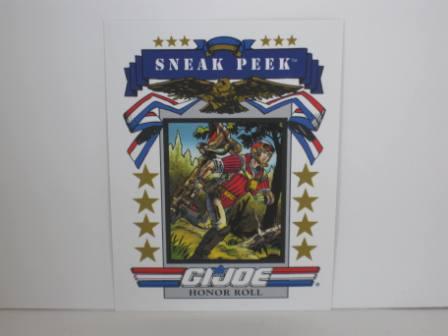 #195 Honor Roll Sneak Peek 1991 Hasbro G.I. Joe Card