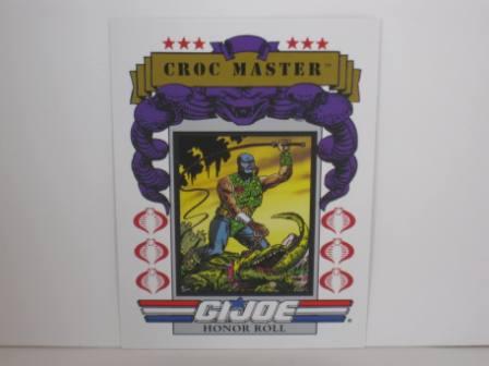 #196 Honor Roll Croc Master 1991 Hasbro G.I. Joe Card